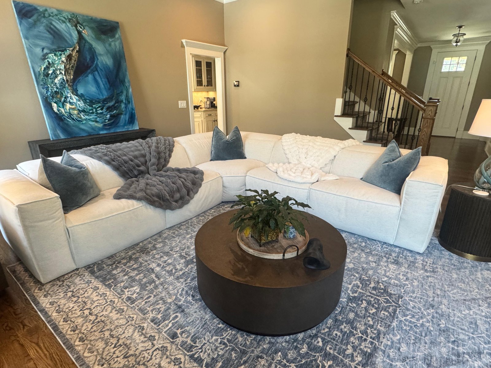 Beautiful clean living room